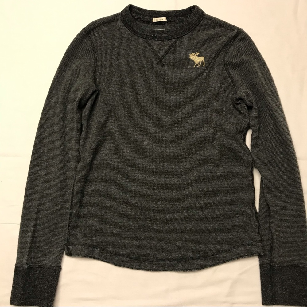 Ambercrombie & Fitch waffle knit shirt medium